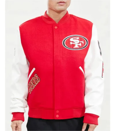 San Francisco 49ers Logo Letterman Jacket