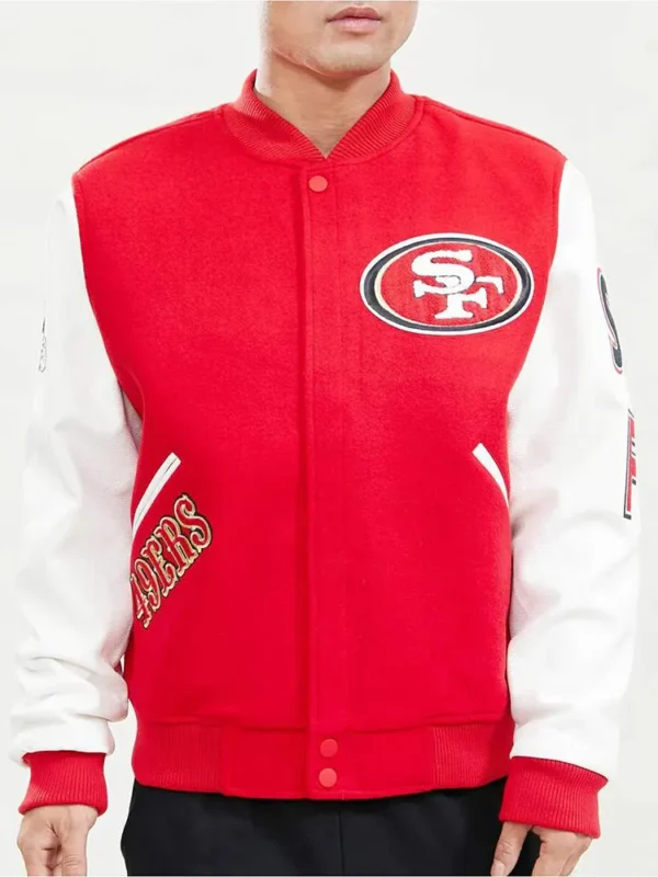 San Francisco 49ers Logo Letterman Jacket