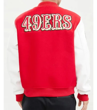 San Francisco 49ers Logo Letterman Jacket