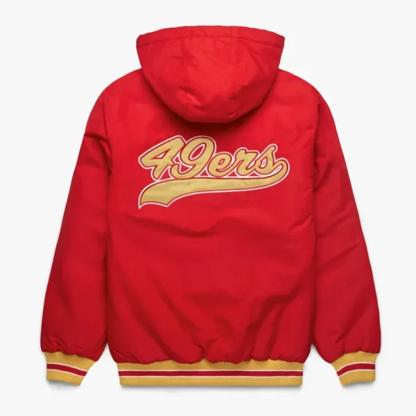 San Francisco 49ers Red Hooded Jacket