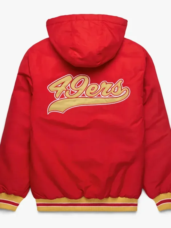 San Francisco 49ers Red Hooded Jacket