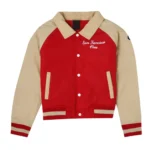 San Francisco 49ers Red and Beige Throwback Jacket