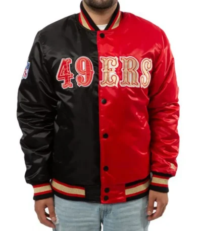 San Francisco 49ers Red and Black Jacket