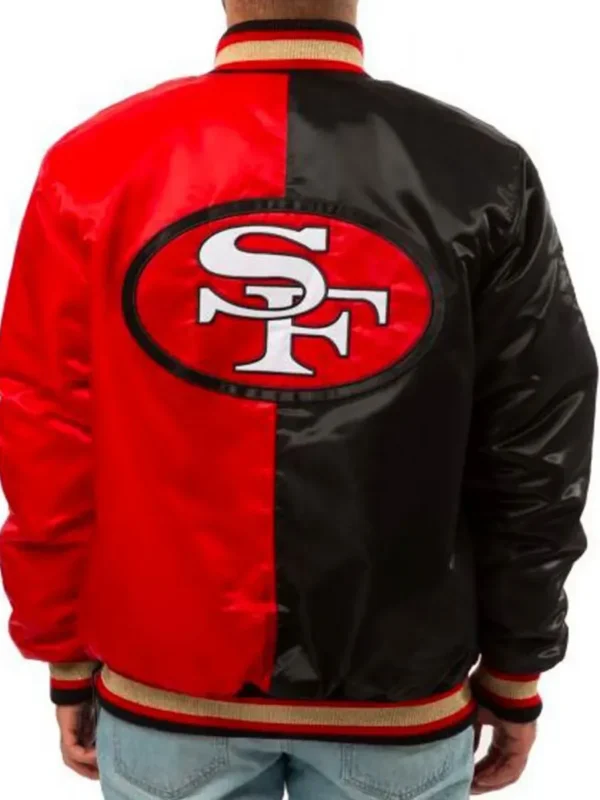San Francisco 49ers Red and Black Jacket