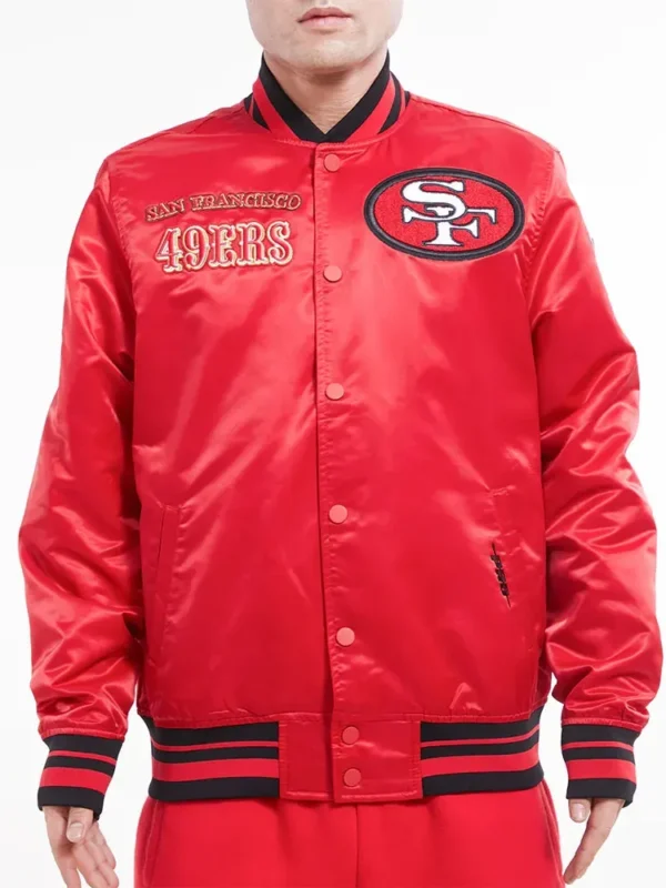 San Francisco 49ers Retro Classic Rib Jacket