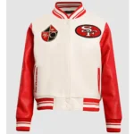 San Francisco 49ers Retro Classic Rib Varsity Jacket