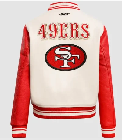San Francisco 49ers Retro Classic Rib Varsity Jacket