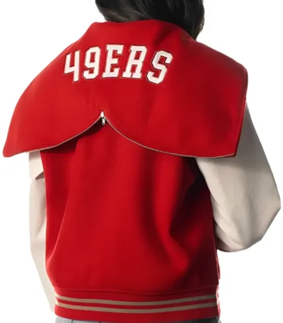 San Francisco 49ers Sailor Hooded Varsity Jacket