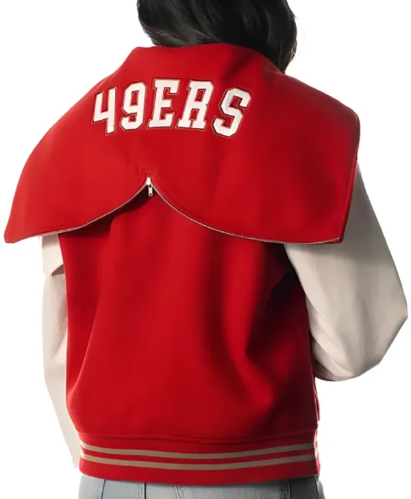 San Francisco 49ers Sailor Hooded Varsity Jacket