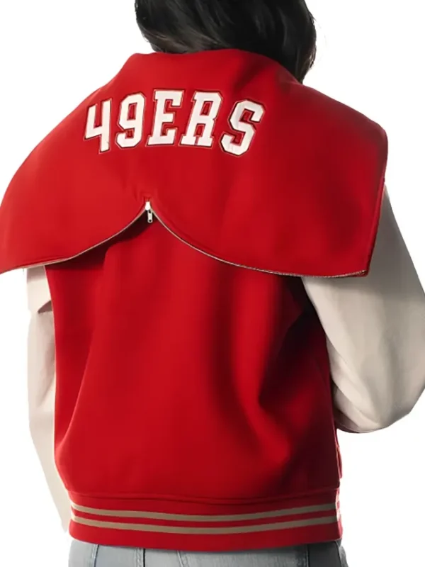 San Francisco 49ers Sailor Hooded Varsity Jacket