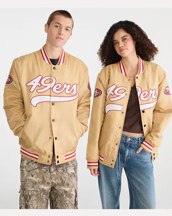 San Francisco 49ers Satin Bomber Jacket