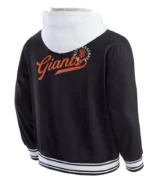 San Francisco Giants Black Cotton Hooded Jacket