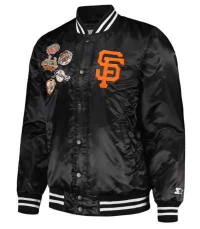 San Francisco Giants Black Patch Jacket
