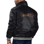 San Francisco Giants Black Silver Tab Trucker Jacket