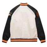 San Francisco Giants Black and Cream Lightweight Satin Jacket