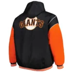 San Francisco Giants Black and Orange Hoodie Jacket