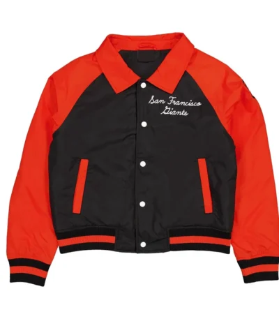 San Francisco Giants Black and Red Throwback Jacket