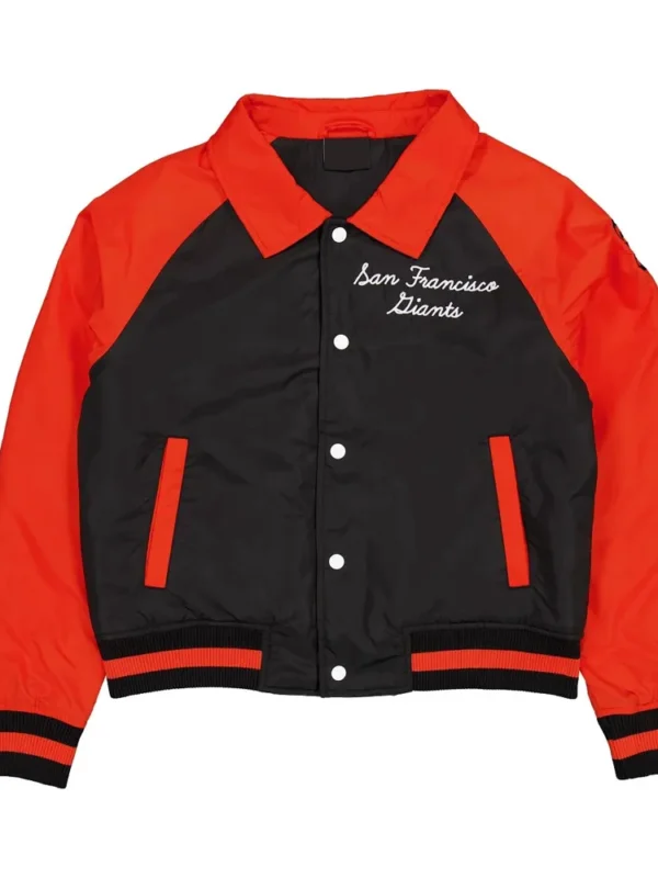 San Francisco Giants Black and Red Throwback Jacket