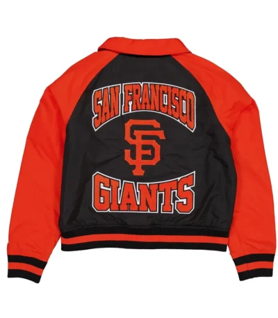 San Francisco Giants Black and Red Throwback Jacket