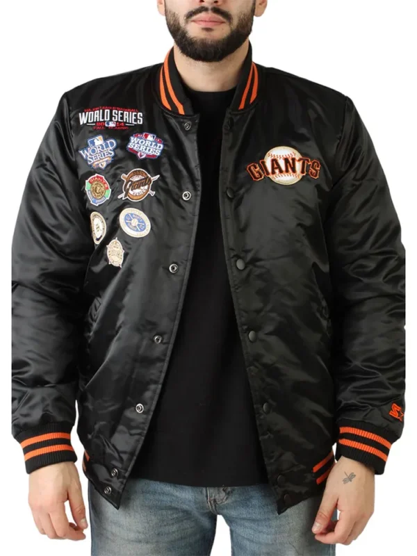 San Francisco Giants Champions Patches Jacket