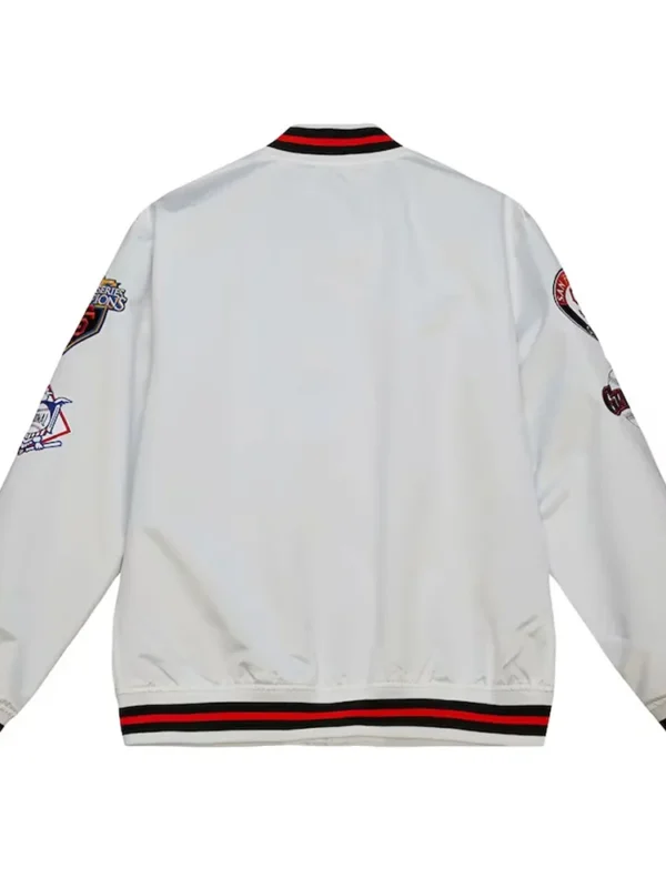 San Francisco Giants City Collection White Varsity Satin Jacket