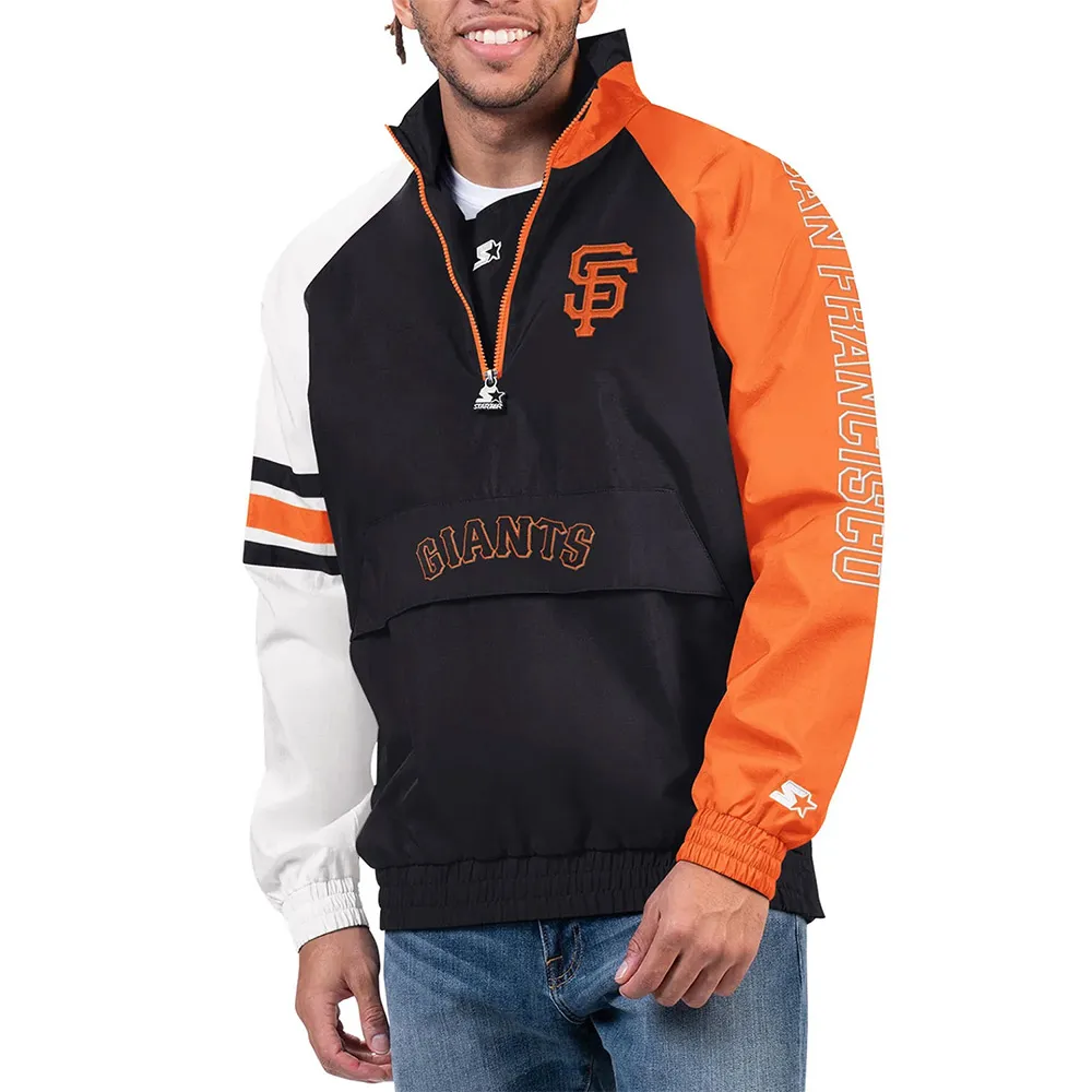San Francisco Giants Elite Half Zip Pullover Jacket San Francisco Giants Elite Half Zip Pullover Jacket