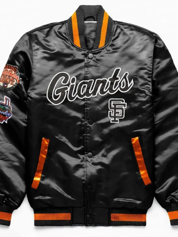 San Francisco Giants Exclusive Black Satin Jacket