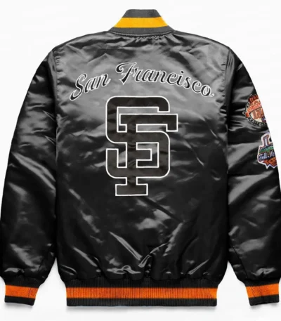 San Francisco Giants Exclusive Black Satin Jacket