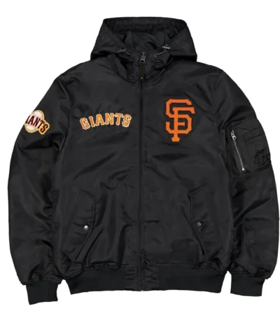 San Francisco Giants Historic L-2B Hooded Bomber Jacket