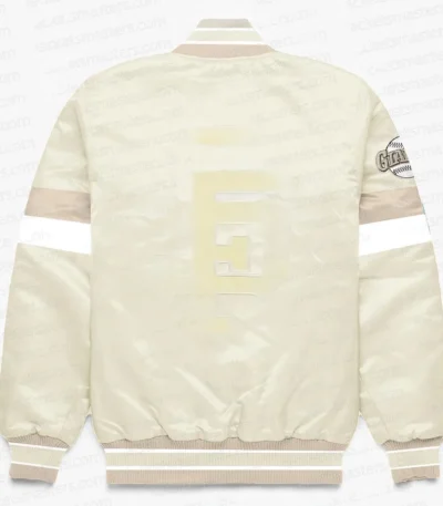 San Francisco Giants Home Game Pearl Varsity Satin Jacket