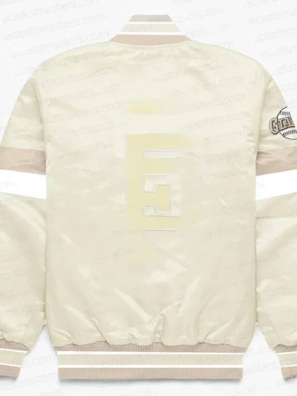 San Francisco Giants Home Game Pearl Varsity Satin Jacket