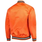 San Francisco Giants Orange Satin Raglan Full-Snap Jacket