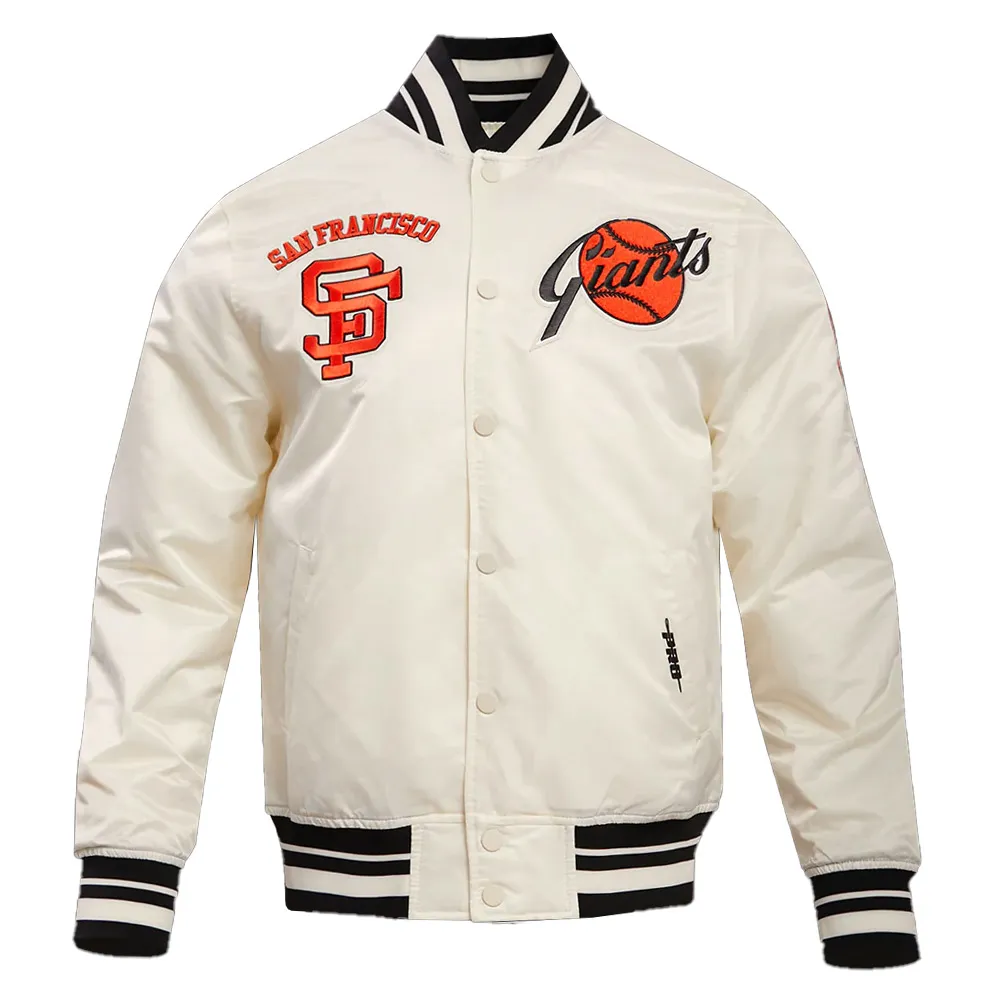 San Francisco Giants Retro Classic Rib Jacket San Francisco Giants Retro Classic Rib Jacket