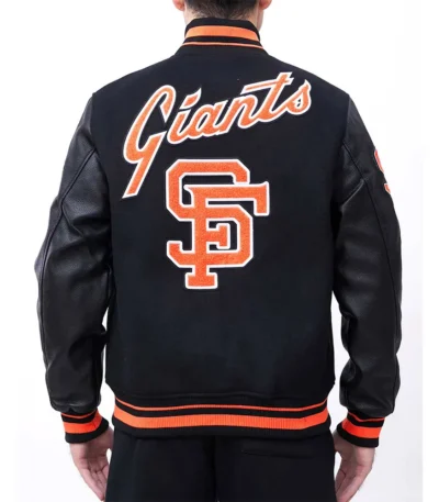 San Francisco Giants Retro Classic Rib Varsity Jacket