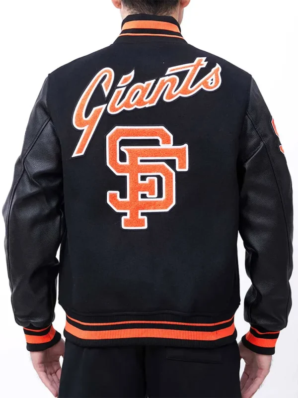San Francisco Giants Retro Classic Rib Varsity Jacket