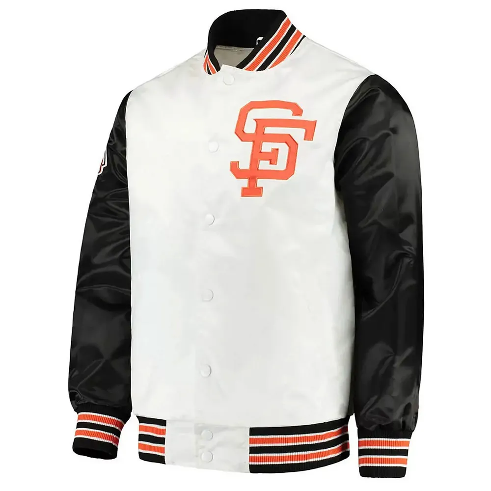 San Francisco Giants The Legend White and Black Jacket San Francisco Giants The Legend White and Black Jacket