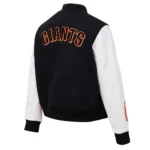 San Francisco Giants Varsity Black and White Jacket