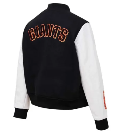 San Francisco Giants Varsity Black and White Jacket