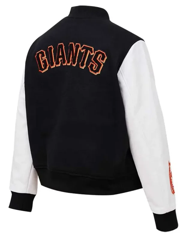 San Francisco Giants Varsity Black and White Jacket