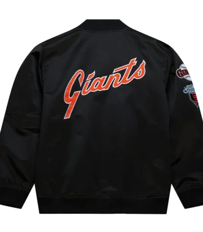San Francisco Giants Vintage Logo Lightweight Satin Jacket