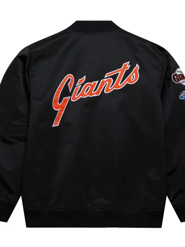 San Francisco Giants Vintage Logo Lightweight Satin Jacket