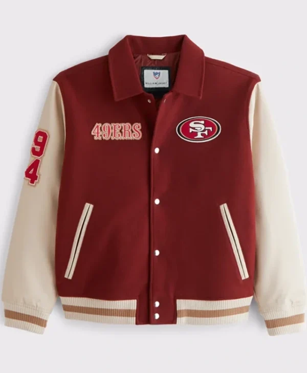 San Francisco 49ers Varsity Bomber Jacket