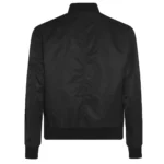 San Jose Sharks Black Lightweight Nylon Bomber Jacket
