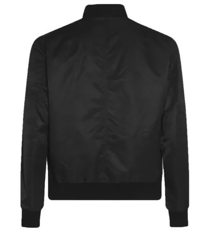 San Jose Sharks Black Lightweight Nylon Bomber Jacket
