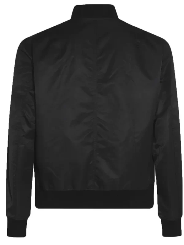 San Jose Sharks Black Lightweight Nylon Bomber Jacket