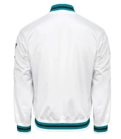 San Jose Sharks City Collection White Satin Jacket