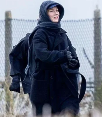 Sandra Hüller Project Hail Mary Black Wool Coat