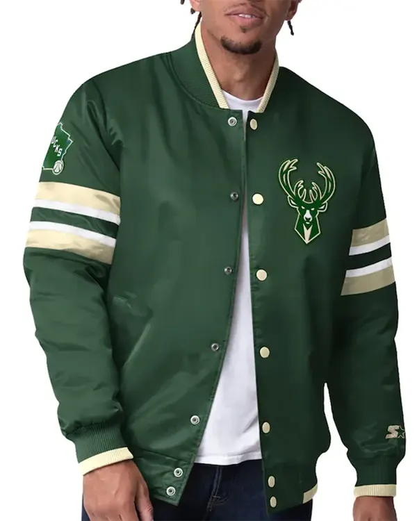 Scout I Milwaukee Bucks Green Jacket Scout I Milwaukee Bucks Green Jacket