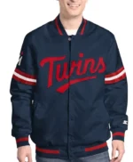 Scout Minnesota Twins Varsity Satin Jacket