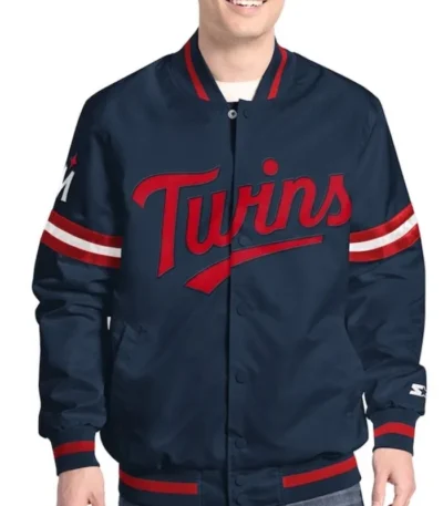 Scout Minnesota Twins Varsity Satin Jacket